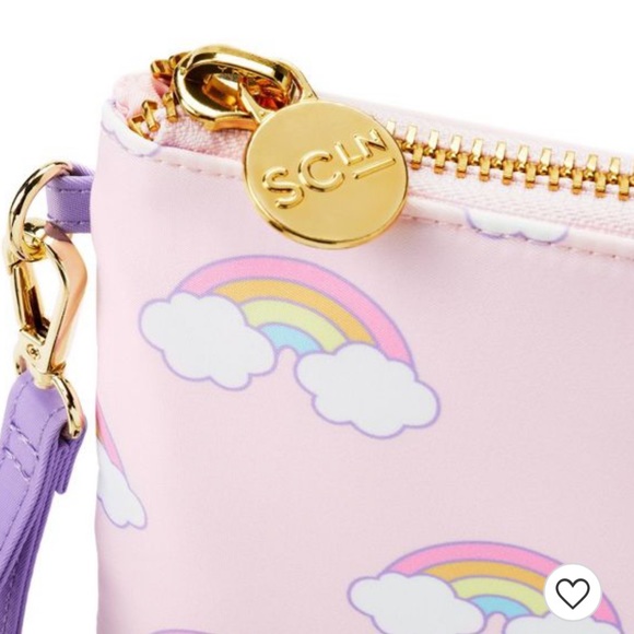 Stoney Clover Lane Tie Dye Rainbow Flat Pouch - NEW 💗 - Picture 3 of 3